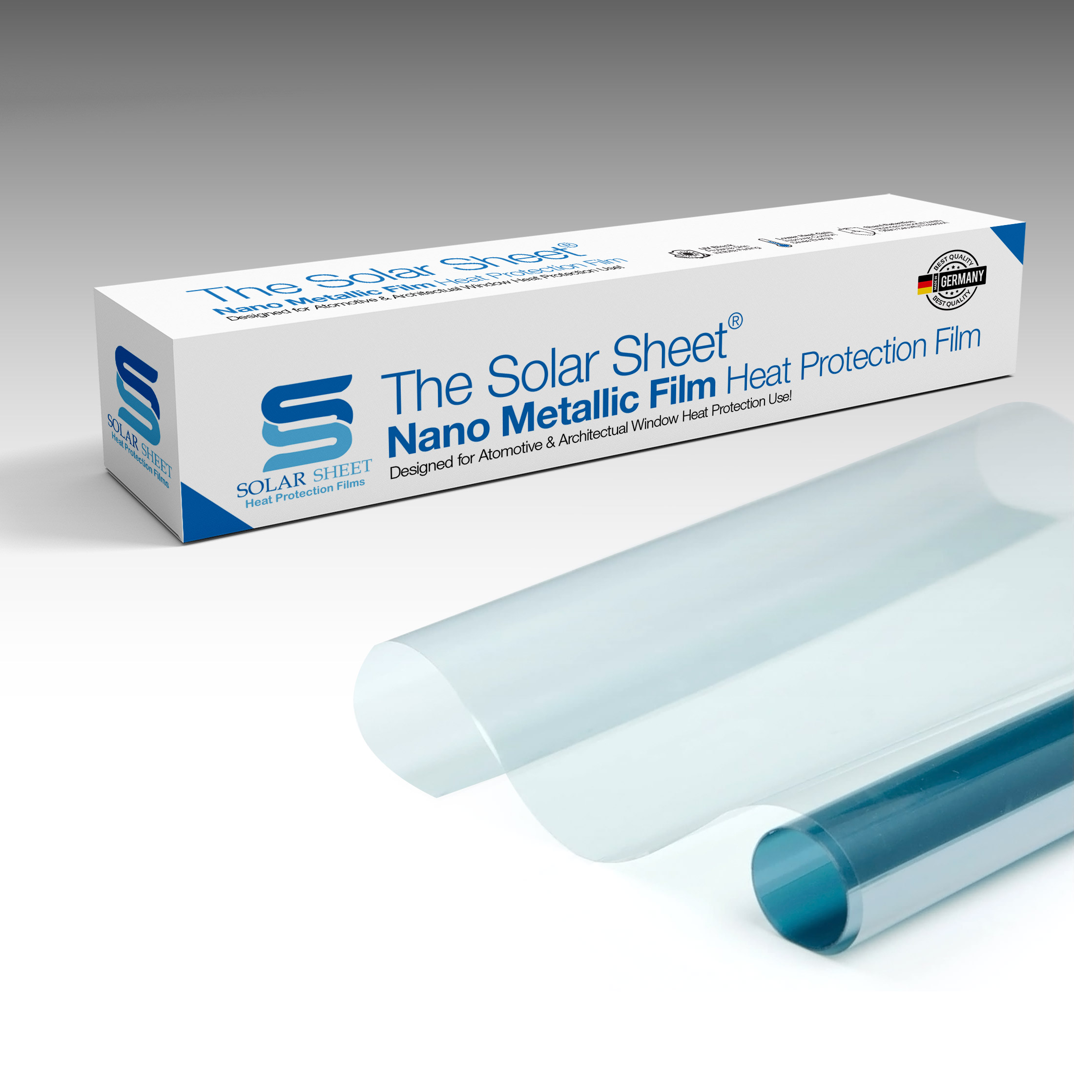 Solar-Sheet-Nano-Metallic-Light-Green-Heat-Protection-Film